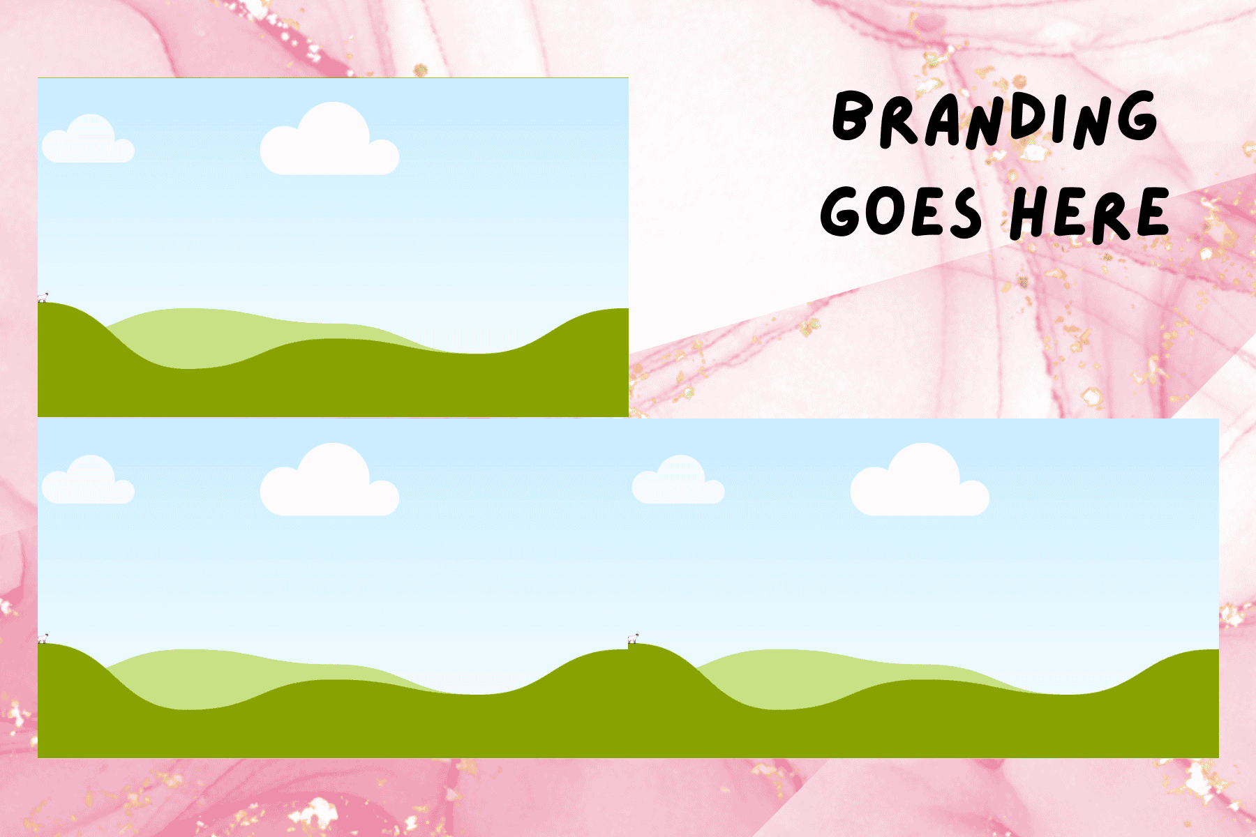 6x4 - 3 Photo Variant A template preview